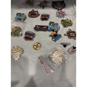 Metro Baseball Academy Lapel Pin lot and other brands LOOK lot of 19